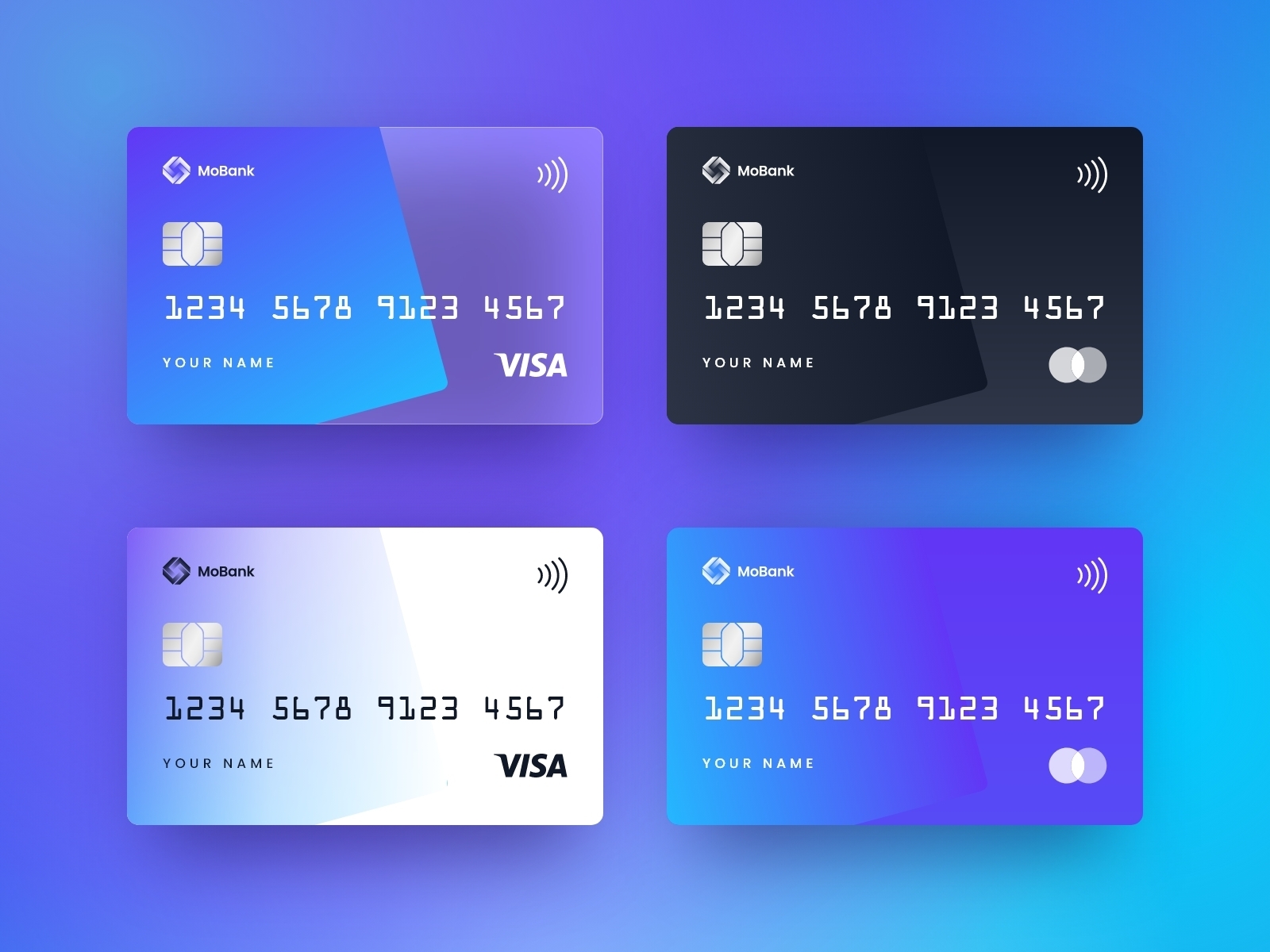 Mobile Banking Payment Card by Bon Irving on Dribbble