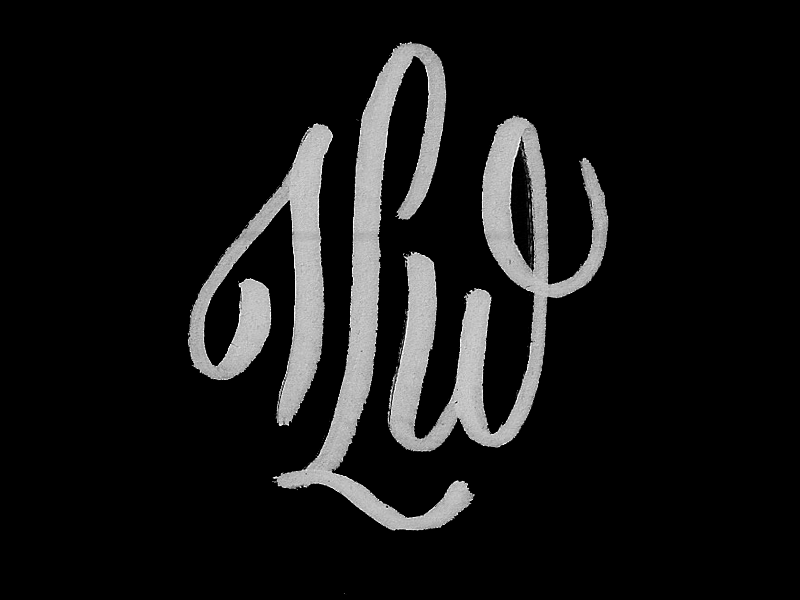 TLW handlettering lettering monogram type typography