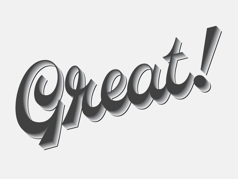 Great! gif great handlettering lettering script type typography