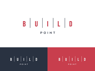 Build Point Logo Proposal construction consulting logo pillars proposal