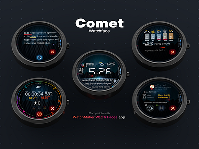 Comet comet smartwatch watch watchface watchmaker