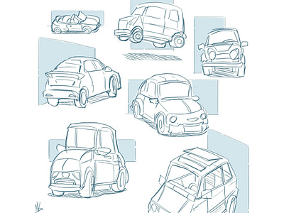 Car scribbles animation cars fun art illustration vehicles visualdevelopment