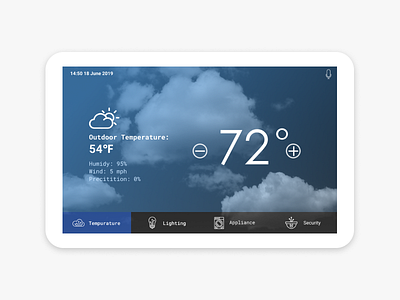 DailyUI007 Temperature setting