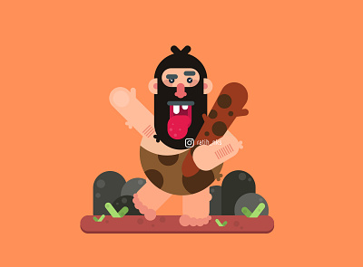 Happy Homosapiens art artwork character character animation character design clean design flat flat design graphic design homosapiens illustration minimalist design oldman ui design ui ux vector