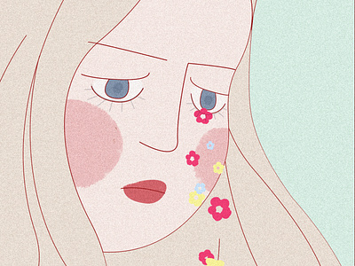 Fairy tears 仙女落泪 cry design expression illustration