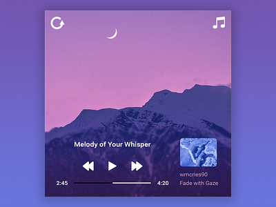 music player - Melody of Your Whisper