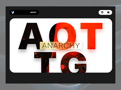 Project Reimagine Anarchy graphic design logo ui