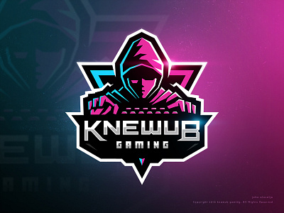 Knewub Gaming character drawing dribbble esports game gaming illustration logo mascot sports vector