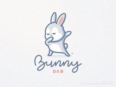 Bunny Dab bunny character cute dab dabbing design drawing dribbble illustration logo mascot vector