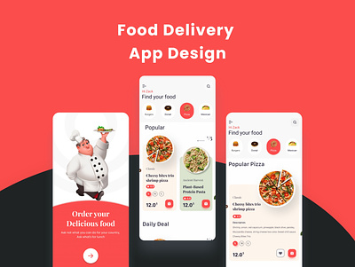 Food Delivery app adobe xd design figma ui ux