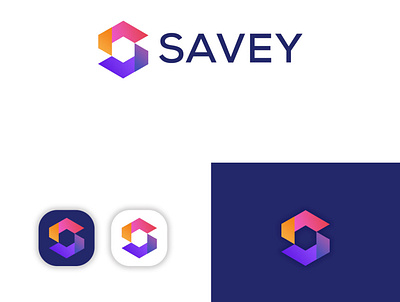 Savey Logo and app icon design icon logo vector