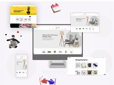 eCommerce website Mockup Design