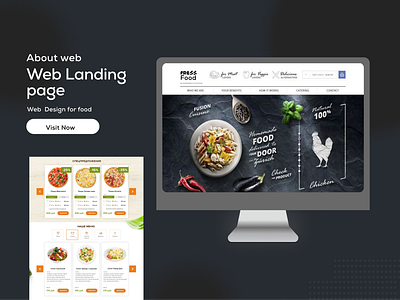 Press Food Landing Page