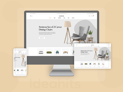 responsive eCommerce website branding graphic design responsive ecommerce website website design