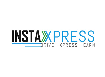 Instaxpress adobe photoshop brand design branding clean design express design graphic design illustration logo design typography vector