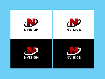 "N" NVISION Vvctor adobe photoshop branding clean design graphic design icon logo design typography vector