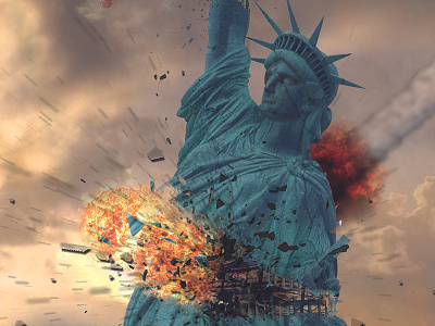 Statue Of Liberty band concept image manipulation music photoshop poster statue of liberty