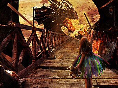 Face Your Fears photoshop digital illustration image manipulation concept fears