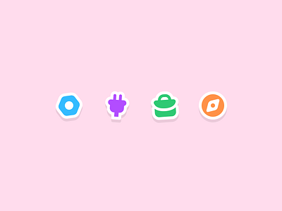 Some fun stickery icons