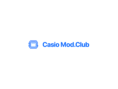 Casio Mod.Club Icon/Type Treatment