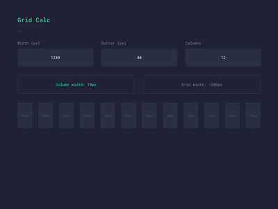 Grid Calc