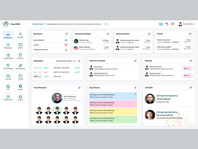 HR Management system Dashboard