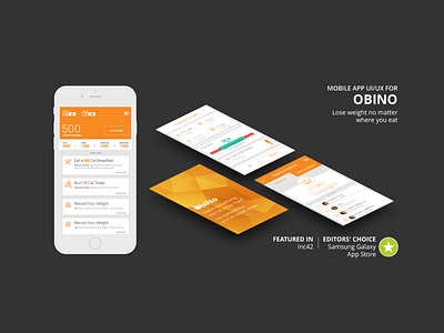 obino design mobile app mobile ui ui