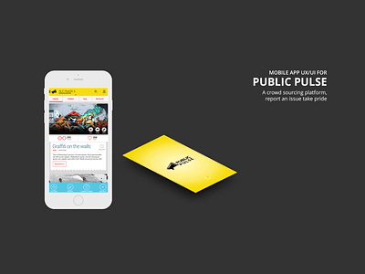 public pulse design mobile app mobile ui ui