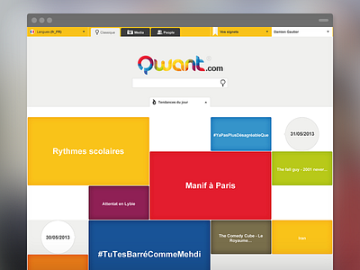 Qwant Homepage