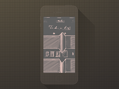 folding menu sketch iphone mock ui ux wireframe