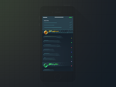 TableView concept design iphone ui ux wireframe