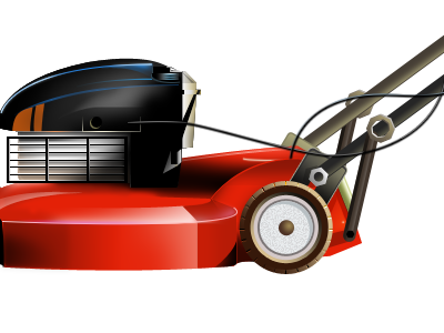 Lawn Mower gloss graphic icon mower red ui utility