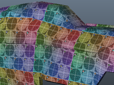 First try with UVing 3d maya texture uv