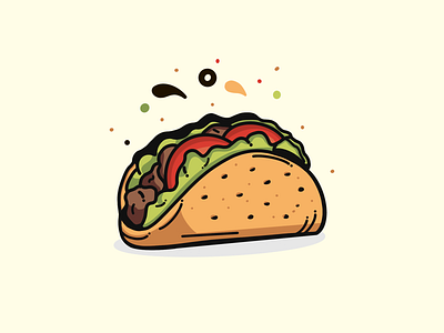 Let's Taco character design color daniel design flat flat illustration food gradient graphic design graphics hand drawn icon illustration line art illustration logo pin taco vector vector artwork web