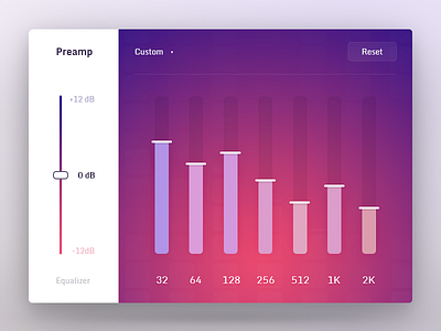 Audio Equalizer audio colorful custom equalizer mixer music tune