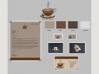 Mockup for Coffee. design illustration logo