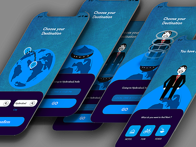 App for Flights. app design illustration ui