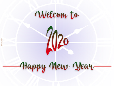 Happy New Year. design photoshop typography vector