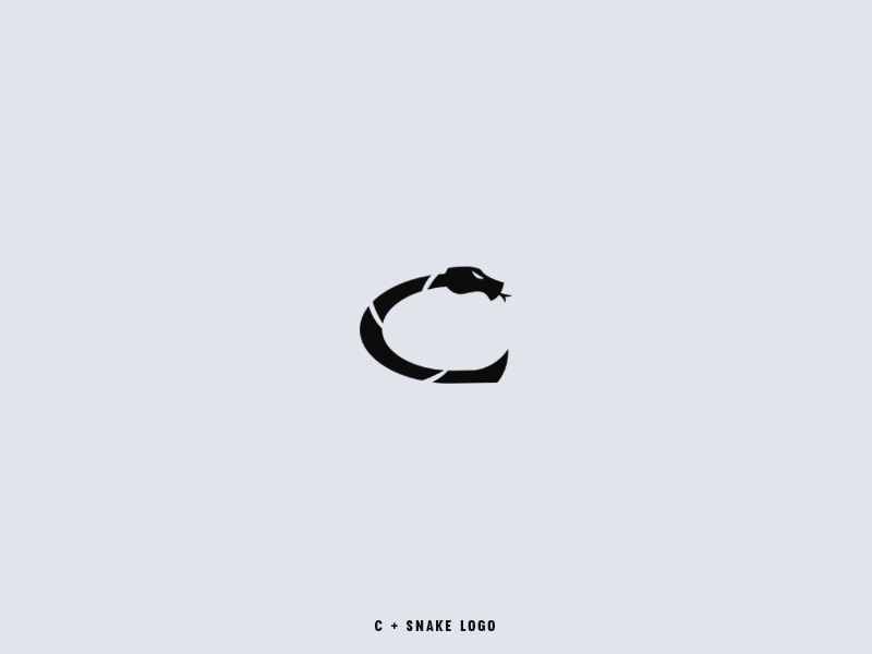 C Snake Logo by Maxime Galy on Dribbble
