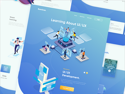 Webinar Landing Page Concept