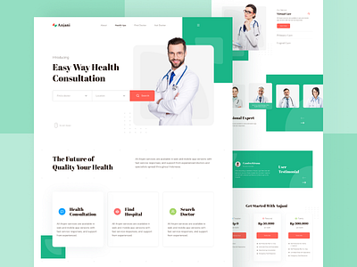 Anjani Health Care - Landing page