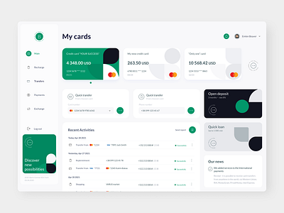 Digital banking app banking branding dashboard design finance icon interface sketch ui ux