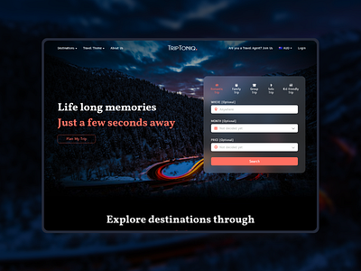 Travel Landing Page