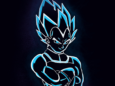 Vegeta Vector Art