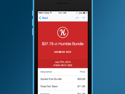 Email receipts again