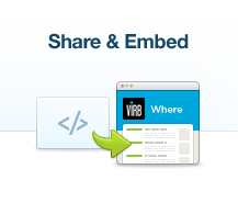 Share & Embed bakedcode embed homepage icon interstate interstateapp share virb