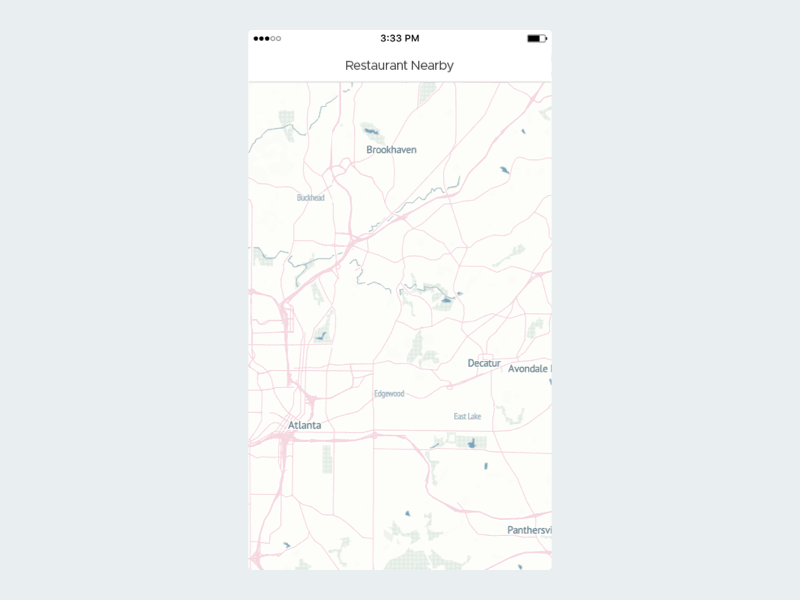 Apps - Restaurant Maps apps apps design idea maps mobile principleapp restaurant sketchapp ui ux ux designer