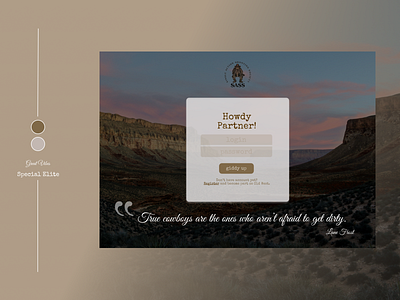 Daily Ui #001 - Sign up screen