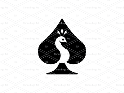 Ace of Spades Peacock Logo