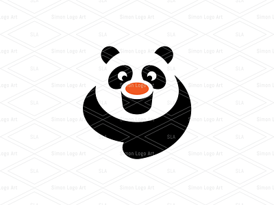 Sushi Cheerful Panda Logo for Sale asia asian bar character china cuisine fish food japan japanese mascot meal orient oriental panda restaurant salmon sashimi seafood sushi